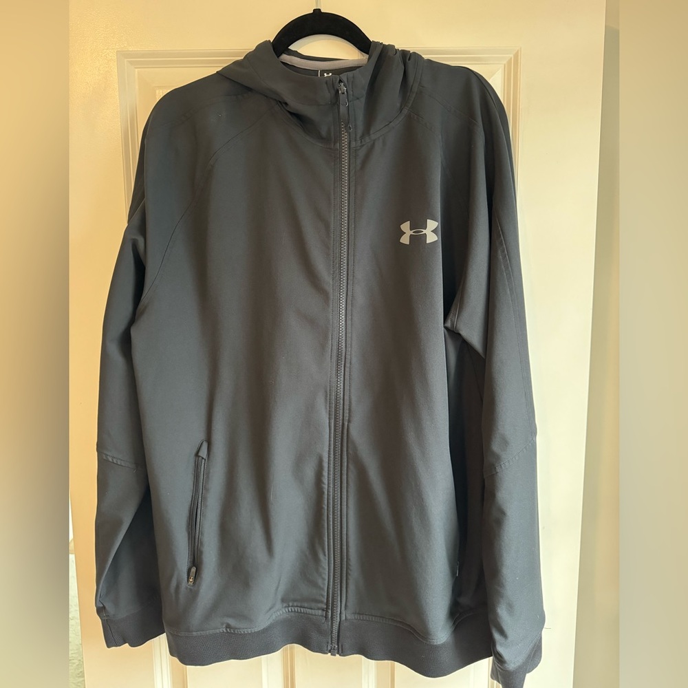 Under Armour Cold Gear Hoodie Jacket - Size Large - EUC